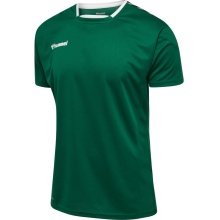 hummel Sport-Tshirt hmlAUTHENTIC Poly Jersey (leichter Jerseystoff) Kurzarm dunkelgrün Herren