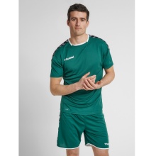 hummel Sport-Tshirt hmlAUTHENTIC Poly Jersey (leichter Jerseystoff) Kurzarm dunkelgrün Herren