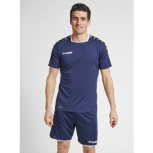 hummel Sport-Tshirt hmlAUTHENTIC Poly Jersey (leichter Jerseystoff) Kurzarm marineblau Herren