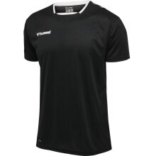 hummel Sport-Tshirt hmlAUTHENTIC Poly Jersey (leichter Jerseystoff) Kurzarm schwarz/weiss Kinder