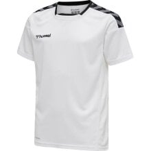 hummel Sport-Tshirt hmlAUTHENTIC Poly Jersey (leichter Jerseystoff) Kurzarm weiss Kinder