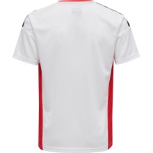 hummel Sport-Tshirt hmlAUTHENTIC Poly Jersey (leichter Jerseystoff) Kurzarm weiss/rot Kinder