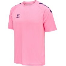 hummel Sport-Tshirt hmlCORE XK Core Poly (Interlock-Stoff) Kurzarm pink Herren