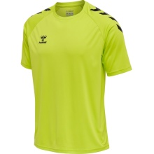 hummel Sport-Tshirt hmlCORE XK Core Poly (Interlock-Stoff) Kurzarm limegrün Herren