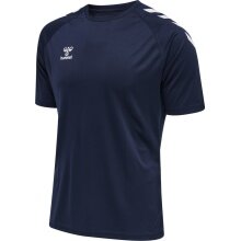 hummel Sport-Tshirt hmlCORE XK Core Poly (Interlock-Stoff) Kurzarm marineblau Herren