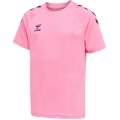 hummel Sport-Tshirt hmlCORE XK Core Poly (Interlock-Stoff) Kurzarm pink Kinder