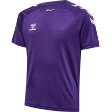 hummel Sport-Tshirt hmlCORE XK Core Poly (Interlock-Stoff) Kurzarm violett Kinder