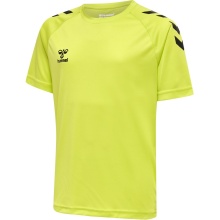 hummel Sport-Tshirt hmlCORE XK Core Poly (Interlock-Stoff) Kurzarm limegrün Kinder