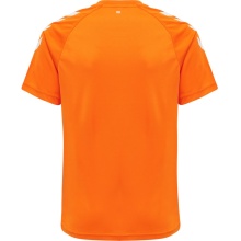 hummel Sport-Tshirt hmlCORE XK Core Poly (Interlock-Stoff) Kurzarm orange Kinder