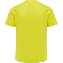 hummel Sport-Tshirt hmlCORE XK Core Poly (Interlock-Stoff) Kurzarm gelb Kinder