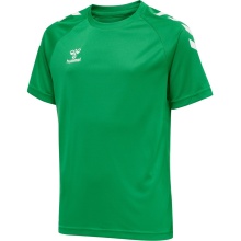hummel Sport-Tshirt hmlCORE XK Core Poly (Interlock-Stoff) Kurzarm grün Kinder