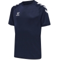 hummel Sport-Tshirt hmlCORE XK Core Poly (Interlock-Stoff) Kurzarm marineblau Kinder