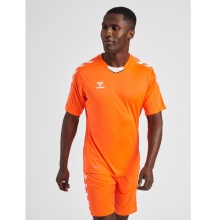 hummel Sport-Tshirt hmlCORE XK Poly Jersey (robuster Doppelstrick) Kurzarm orange Herren