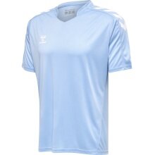 hummel Sport-Tshirt hmlCORE XK Poly Jersey (robuster Doppelstrick) Kurzarm hellblau Herren