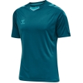 hummel Sport-Tshirt hmlCORE XK Poly Jersey (robuster Doppelstrick) Kurzarm coralblau Herren