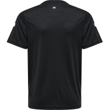 hummel Sport-Tshirt hmlCORE XK Poly Jersey (robuster Doppelstrick) Kurzarm schwarz Kinder