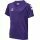 hummel Sport-Tshirt hmlCORE XK Poly Jersey (robuster Doppelstrick) Kurzarm violett/weiss Kinder