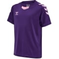 hummel Sport-Tshirt hmlCORE XK Poly Jersey (robuster Doppelstrick) Kurzarm violett Kinder