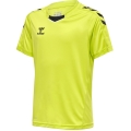 hummel Sport-Tshirt hmlCORE XK Poly Jersey (robuster Doppelstrick) Kurzarm limegrün Kinder