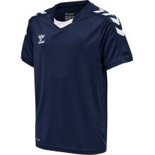 hummel Sport-Tshirt hmlCORE XK Poly Jersey (robuster Doppelstrick) Kurzarm marineblau Kinder