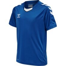 hummel Sport-Tshirt hmlCORE XK Poly Jersey (robuster Doppelstrick) Kurzarm dunkelblau Kinder
