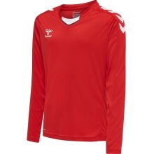 hummel Sport-Langarmshirt hmlCORE XK Poly Jersey (Interlock-Stoff) rot Kinder