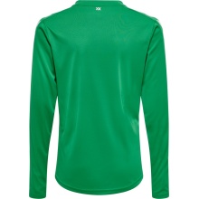 hummel Sport-Langarmshirt hmlCORE XK Poly Jersey (Interlock-Stoff) grün Kinder