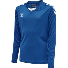 hummel Sport-Langarmshirt hmlCORE XK Poly Jersey (Interlock-Stoff) dunkelblau Kinder