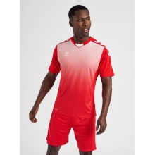 hummel Sport-Tshirt hmlCORE XK Sublimation Jersey (Interlock-Stoff, Beecool) Kurzarm rot Herren