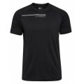 hummel Sport-Tshirt hmlCOURT Light Weight (atmungsaktiv, schnelltrocknend) schwarz/hellgrau Herren