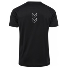 hummel Sport-Tshirt hmlCOURT Light Weight (atmungsaktiv, schnelltrocknend) schwarz/hellgrau Herren