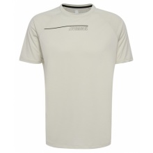 hummel Sport-Tshirt hmlCOURT Light Weight (atmungsaktiv, schnelltrocknend) beige Herren