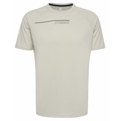 hummel Sport-Tshirt hmlCOURT Light Weight (atmungsaktiv, schnelltrocknend) beige Herren