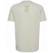 hummel Sport-Tshirt hmlCOURT Light Weight (atmungsaktiv, schnelltrocknend) beige Herren