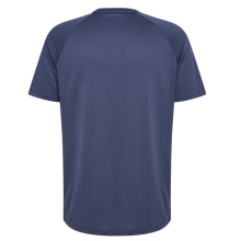 hummel Sport-Tshirt hmlCOURT Light Weight (atmungsaktiv, schnelltrocknend) indigoblau Herren