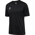 hummel Sport-Tshirt hmlESSENTIAL (100% rec. Polyester) Kurzarm schwarz Herren