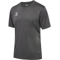 hummel Sport-Tshirt hmlESSENTIAL (100% rec. Polyester) Kurzarm dunkelgrau Herren