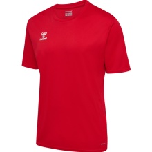 hummel Sport-Tshirt hmlESSENTIAL (100% rec. Polyester) Kurzarm rot Herren