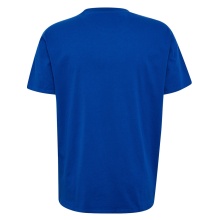 hummel Sport/Freizeit-Tshirt hmlGO 2.0 Logo (Bio-Baumwolle) Kurzarm dunkelblau Herren