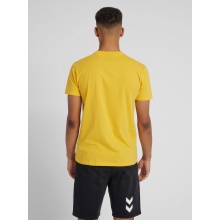 hummel Sport/Freizeit-Tshirt hmlGO Cotton Big Logo (Baumwolle) Kurzarm gelb Herren