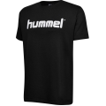hummel Sport/Freizeit-Tshirt hmlGO Cotton Big Logo (Baumwolle) Kurzarm schwarz Kinder