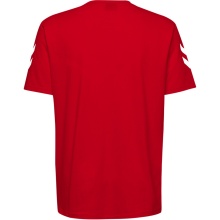 hummel Sport/Freizeit-Tshirt hmlGO Cotton (Baumwolle) Kurzarm rot Kinder