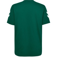 hummel Sport/Freizeit-Tshirt hmlGO Cotton (Baumwolle) Kurzarm dunkelgrün Kinder