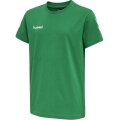 hummel Sport/Freizeit-Tshirt hmlGO Cotton (Baumwolle) Kurzarm grün Kinder