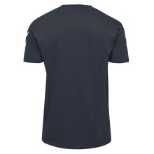 hummel Sport/Freizeit-Tshirt hmlGO Cotton (Baumwolle) Kurzarm dunklegrau Kinder