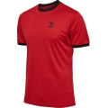 hummel Sport-Tshirt hmlQ4 Poly Jersey (leichter Mesh-Gewebe) Kurzarm rot Herren