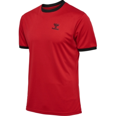 hummel Sport-Tshirt hmlQ4 Poly Jersey (leichter Mesh-Gewebe) Kurzarm rot Herren