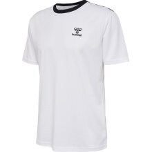 hummel Sport-Tshirt hmlSTALTIC Poly Jersey (Mesh-Material) Kurzarm weiss Herren
