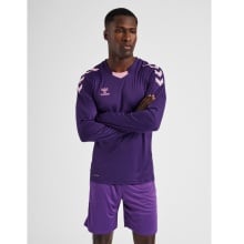 hummel Sport-Tshirt hmlCORE XK Poly Jersey (Interlock-Stoff) Langarm violett Herren