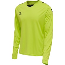 hummel Sport-Tshirt hmlCORE XK Poly Jersey (Interlock-Stoff) Langarm limegrün Herren